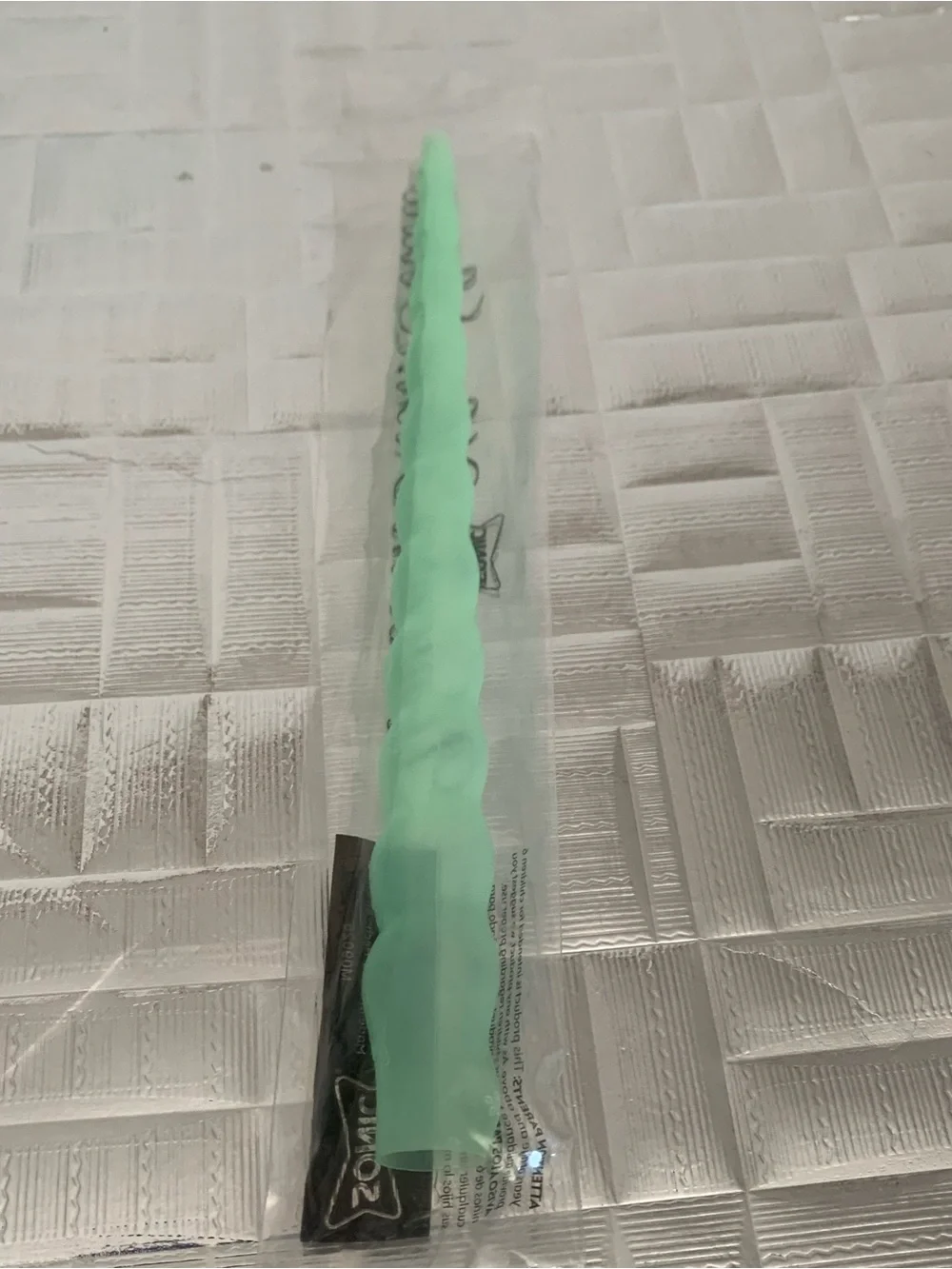 Sonic UNICORN Horn Straw - Hard To find Collectible Green  NEW
